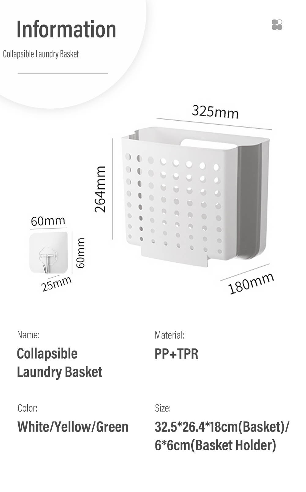 Foldable Clothing Storage Wall-mounted Storage Box-8